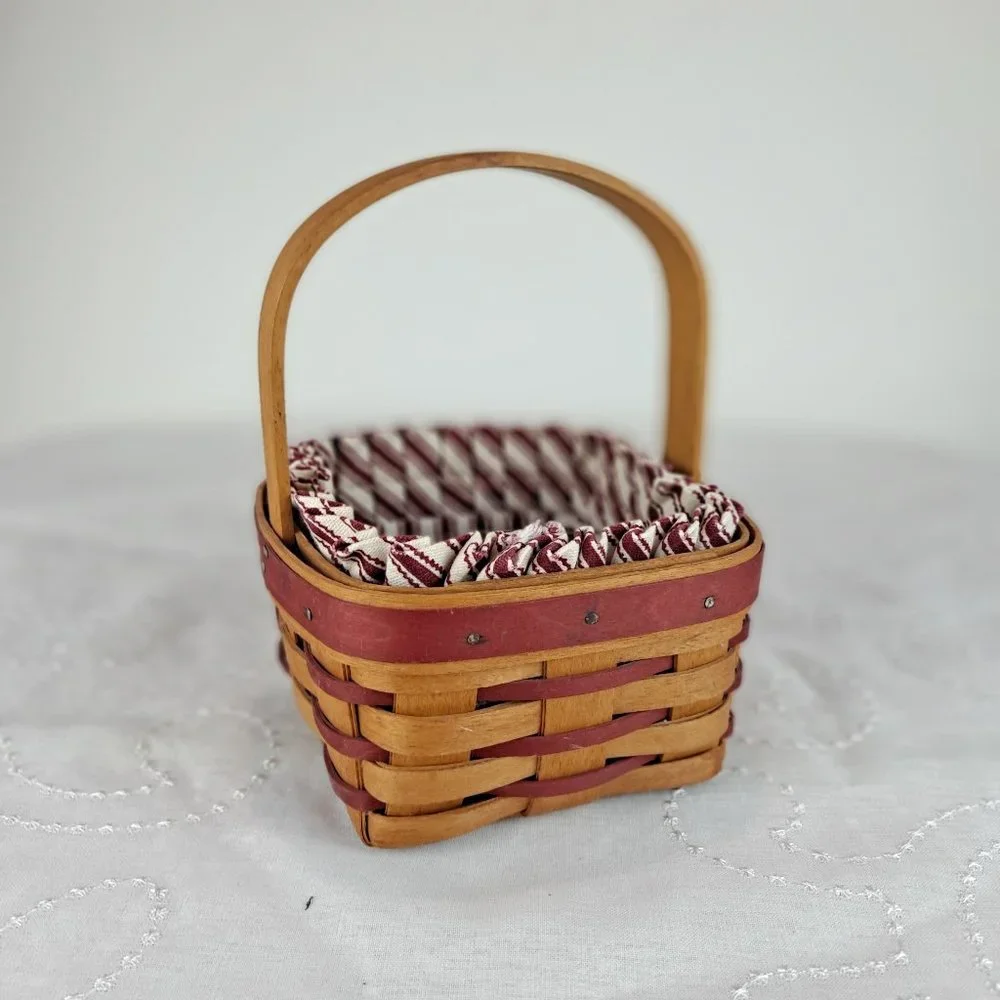 2 Vintage Longaberger Baskets 1993 & 1998